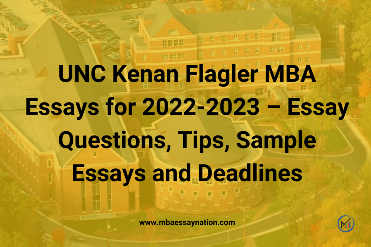 kenan flagler mba essay questions